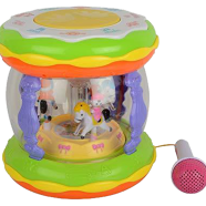 Wonderland Merry Go Round Music Drum -118388350 - CY-6009B