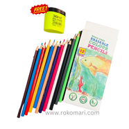 Wood Free Erasable Colour Pencil 12Pcs icon