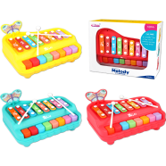 Wooden 8-Note Xylophone Piano Toy – Multi-Color Musical Instrument for Kids image