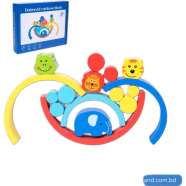 Wooden Balanced Rainbow Block image