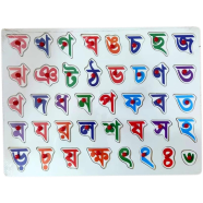 Wooden Bangla Consonant Alphabet image