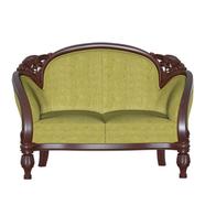 Wooden Double Seater Sofa - Panam - (SDC-344-3-1-20) image