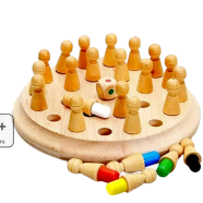 Wooden Memory Chess Game image