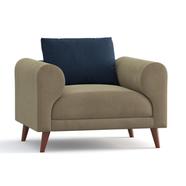 Wooden Single Sofa - Tokyo - (SSC-368-3-1-20) image