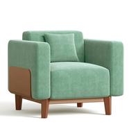 Wooden Single Sofa Vienna - (SSC-367-3-1-20) image