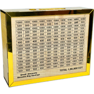 Wooden Small Money Saving Box, Specifically Designed As A Savings Tracker Big 100K icon