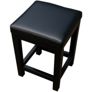 Wooden Stool Black Dash 1Pcs image