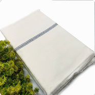 Woolen Solid White Color Shawls Chador For Men And Women image