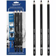Worison Charcoal Pencil Hard -Medium-Soft 3 pce set image