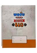  Floral Spiral Khata (White) - 300 Pages Any Design 