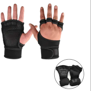 Workout Gloves with Wrist Support for Gym Workouts, Pull Ups Gym image