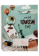 Floral Spiral Khata (White) - 200 Pages Any Design image