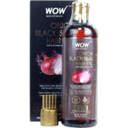 Wow Skin Science Onion Black Seed Hair Oil with Comb Applicator 200ml image