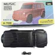 X708 Car Wireless Bluetooth Speaker Radio TF Card image
