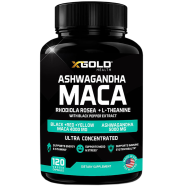 X Gold Health Ashwagandha Maca 5000 mg, 120 Capsules image
