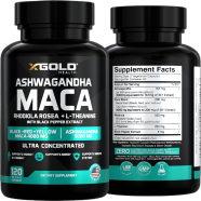 X Gold Health Ashwagandha Maca – 120 Capsules image