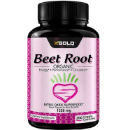 X Gold Health Beet Root 1350mg 200 Veggie Caps image