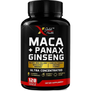 X Gold Health Maca PanaxGinseng Ultra Concentrated - 120 Capsules -372213667 image
