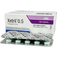 Xetril 0.5 mg Tablet 10's Strip image