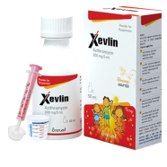 Xevlin 200 mg/5 ml Powder for Suspension 50 ml bottle image