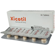 Xicotil 20 mg Tablet 10's Strip image
