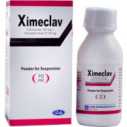 Ximeclav (125 mg, 31.25 mg)/5 ml Powder for Suspension 70 ml bottle image