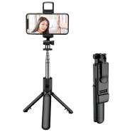 Xt-02 Flexible 2 Inch 1 Bluetooth Selfie Stick Horizontal And Vertical Shooting Mobile Phone Tripod Remote Control Selfie Stand image