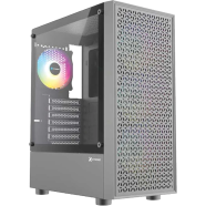Xtreme A100B Mid Tower ATX Front Mesh Case with 4 RGB Fan Without PSU Tempered Glass image
