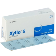 Xyflo 5 mg Chewable 10's Strip Tablet image