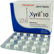 Xyril 10 mg Tablet 20's Strip image