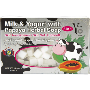 YC Milk and Yogurt with Papaya Herbal Soap 100gm image