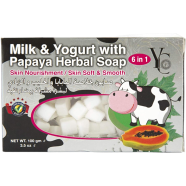 YC Milk and Yogurt with Papaya Herbal Soap 100gm image