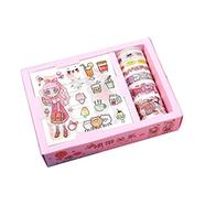 YSFairy Washi Tapes-Kawaii Gift Package Sticker and Washi Tape Set-Scrapbooking Masking Tapes image