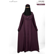 Glam Touch Yusra The Luxury Plain Abaya image