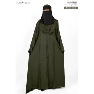 Glam Touch Yusra The Luxury Plain Abaya image