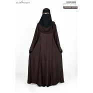 Glam Touch Yusra The Luxury Plain Abaya image