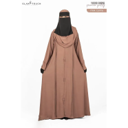 Glam Touch Yusra The Luxury Plain Abaya image