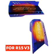 Yamaha R15 V3 Exhaust Cover Silencer Guard Multicolor SS Made image