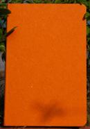 Yellowish Page Hand Made Orange Cover Notebook image
