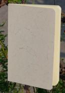 Yellowish Page Hand Made Texture Grey Cover Notebook image