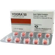 Yogra 50 mg Tablet 10's strip image