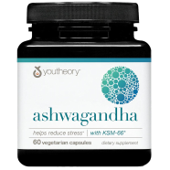 Youtheory Ashwagandha - 60 Vegetarian Capsules -519753754 image