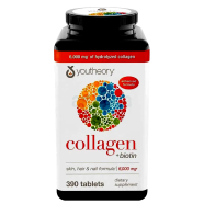 Youtheory Collagen Plus Biotin 390 Tablets image