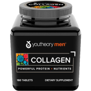 Youtheory Men’s Collagen Advanced Powerful Protein Peptides 160 Tablets image