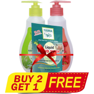Yusera Hand Wash 200 ml Lemon Plus Strawberry (Buy 2 Get 1 Hand Wash Refill 170 ml Free) image
