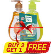Yusera Hand Wash 300 ml Lemon Plus Orange (Buy 2 Get 1 Hand Wash Refill 170 ml Free) image