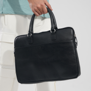 ZAYS Handmade Genuine Leather Executive Laptop Bag for Unisex image