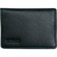 Zays Premium Eco-Friendly Leather Magnetic Card Holder Mini Wallet (ZCW109-Black) image