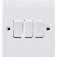 VGTEC 3 Gang 1 way switch (Classic-V series) image
