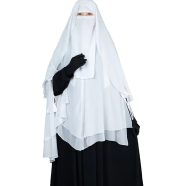 Glam Touch Zara - 3 Layer Extra Long Ready Hiab | White image